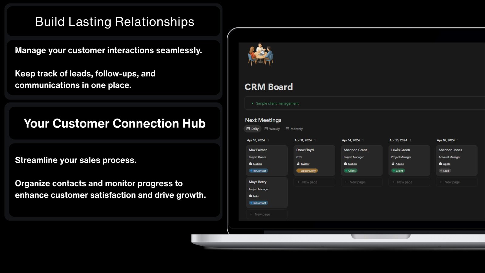 CRM Dashboard