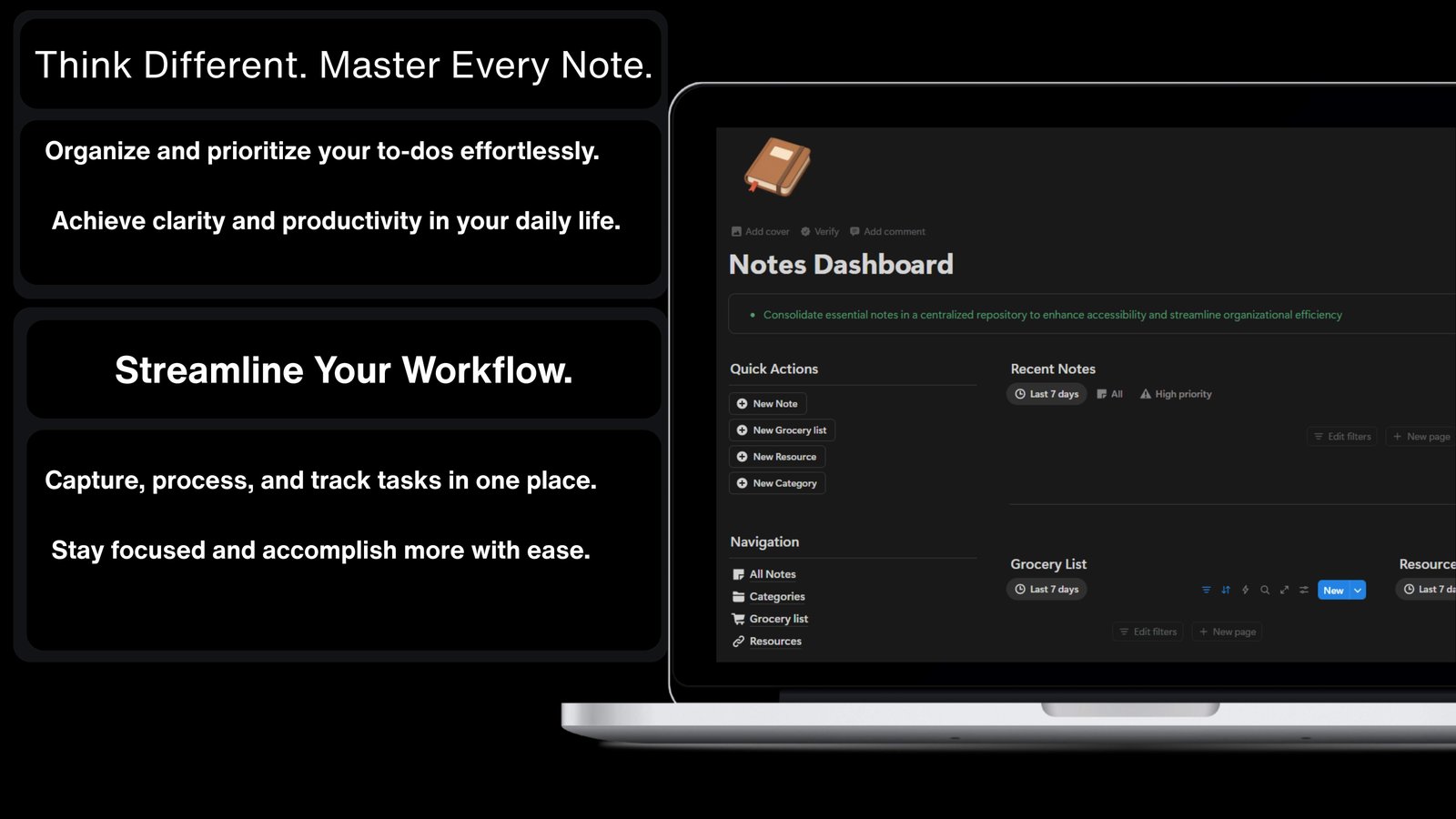 Notes Dashboard